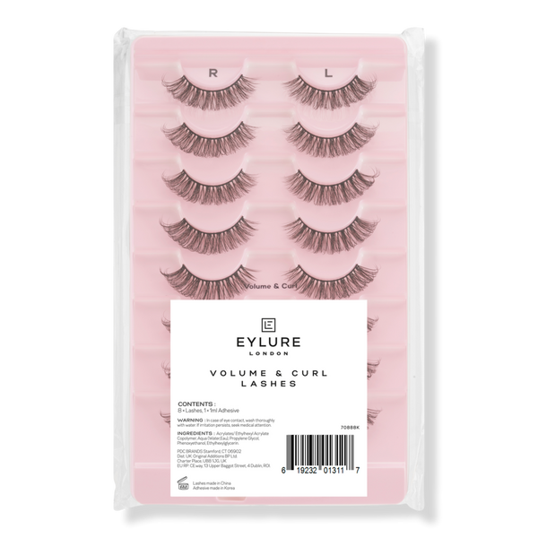 Eylure Volume & Curl No. 605 Eyelashes Multipack #1