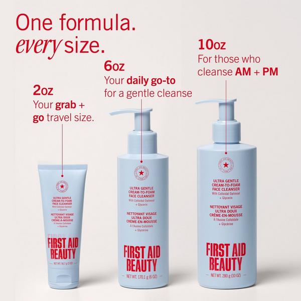 Limpiador facial ultra suave de crema a espuma 7