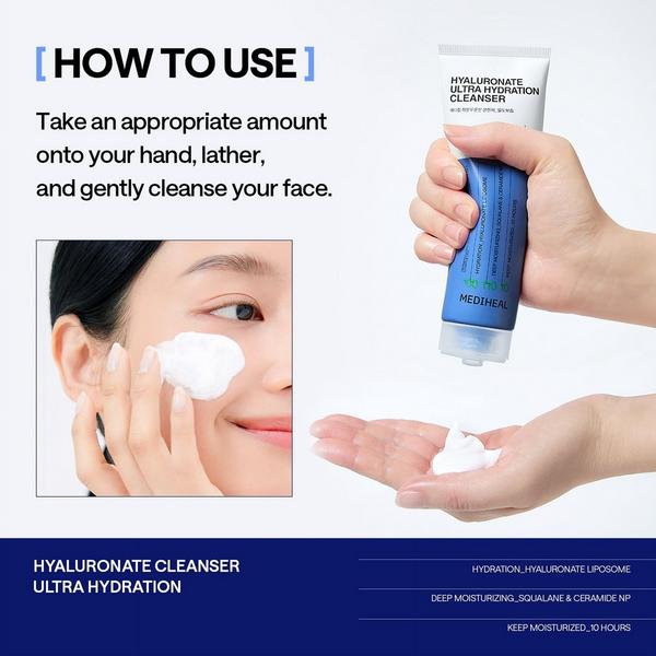 MEDIHEAL Hyaluronate Ultra Hydration Cleanser #5