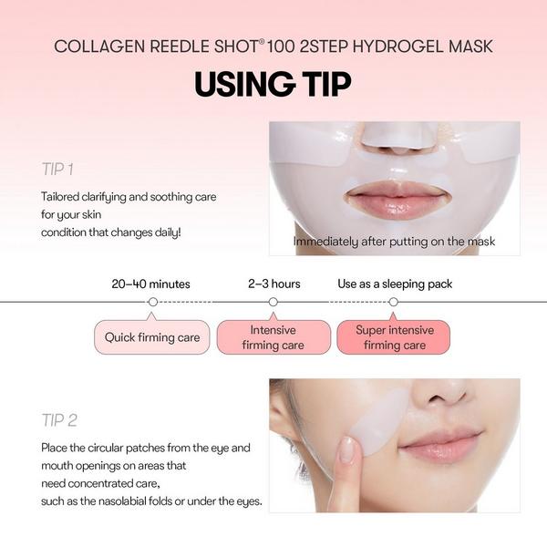 VT Cosmetics Collagen Reedle Shot 100 2-Step Hydrogel Mask #6