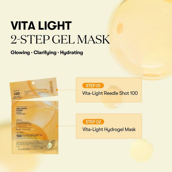 VT Cosmetics Vita-Light Reedle Shot 100 2-Step Hydrogel Mask #2