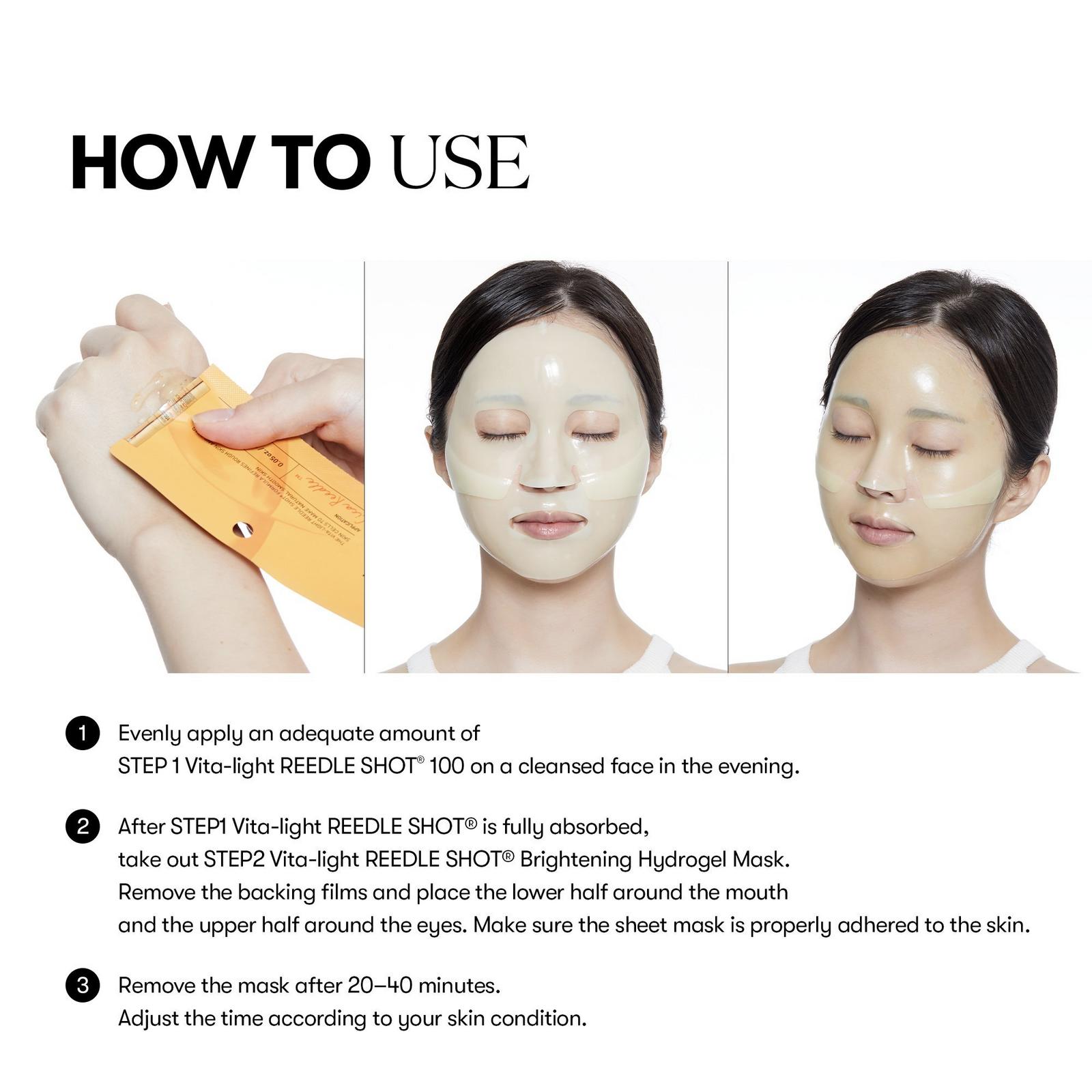 Vita-Light Reedle Shot 100 2-Step Hydrogel Mask