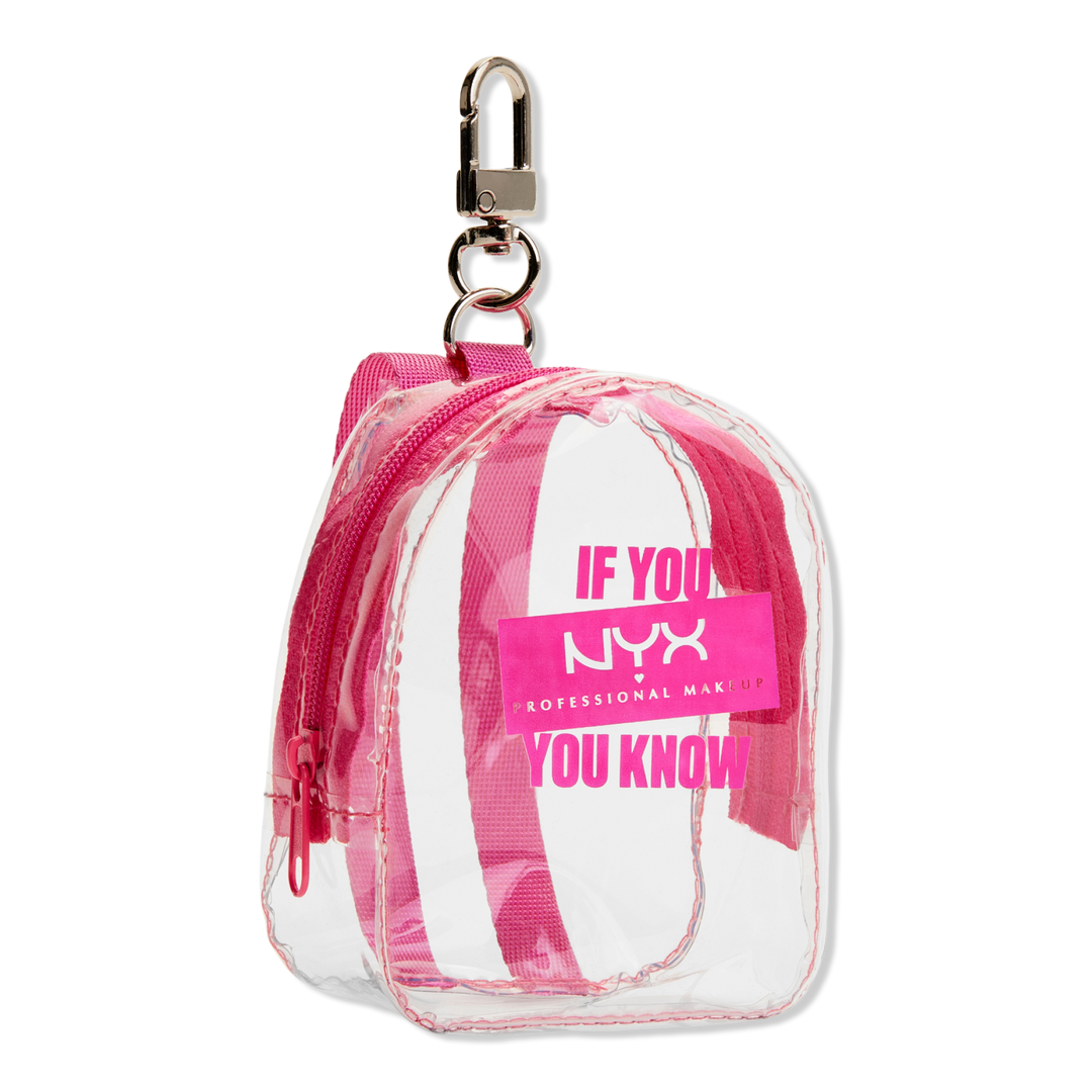 NYX Professional Makeup Free Mini Backpack Keychain with $25 brand purchase #1