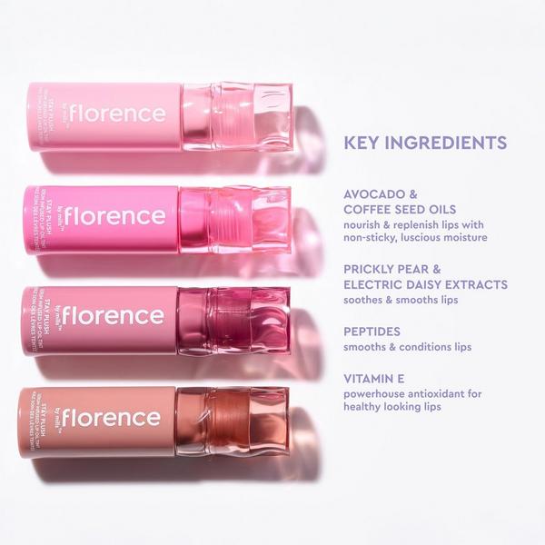 florence by mills Stay Plush Serum Infused Lip Oil Tint #5
