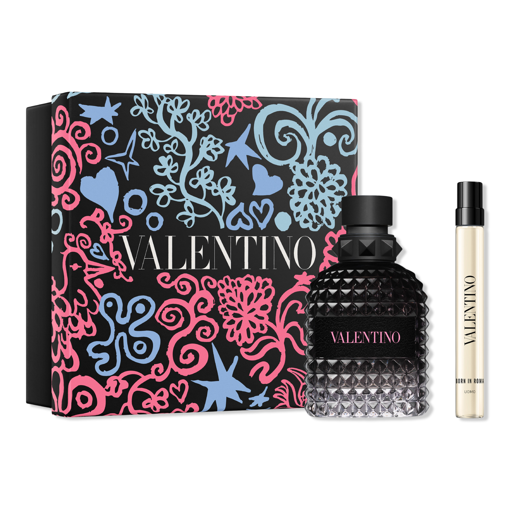 Valentino Uomo Born in Roma Eau de Toilette Gift Set with Travel Spray #1