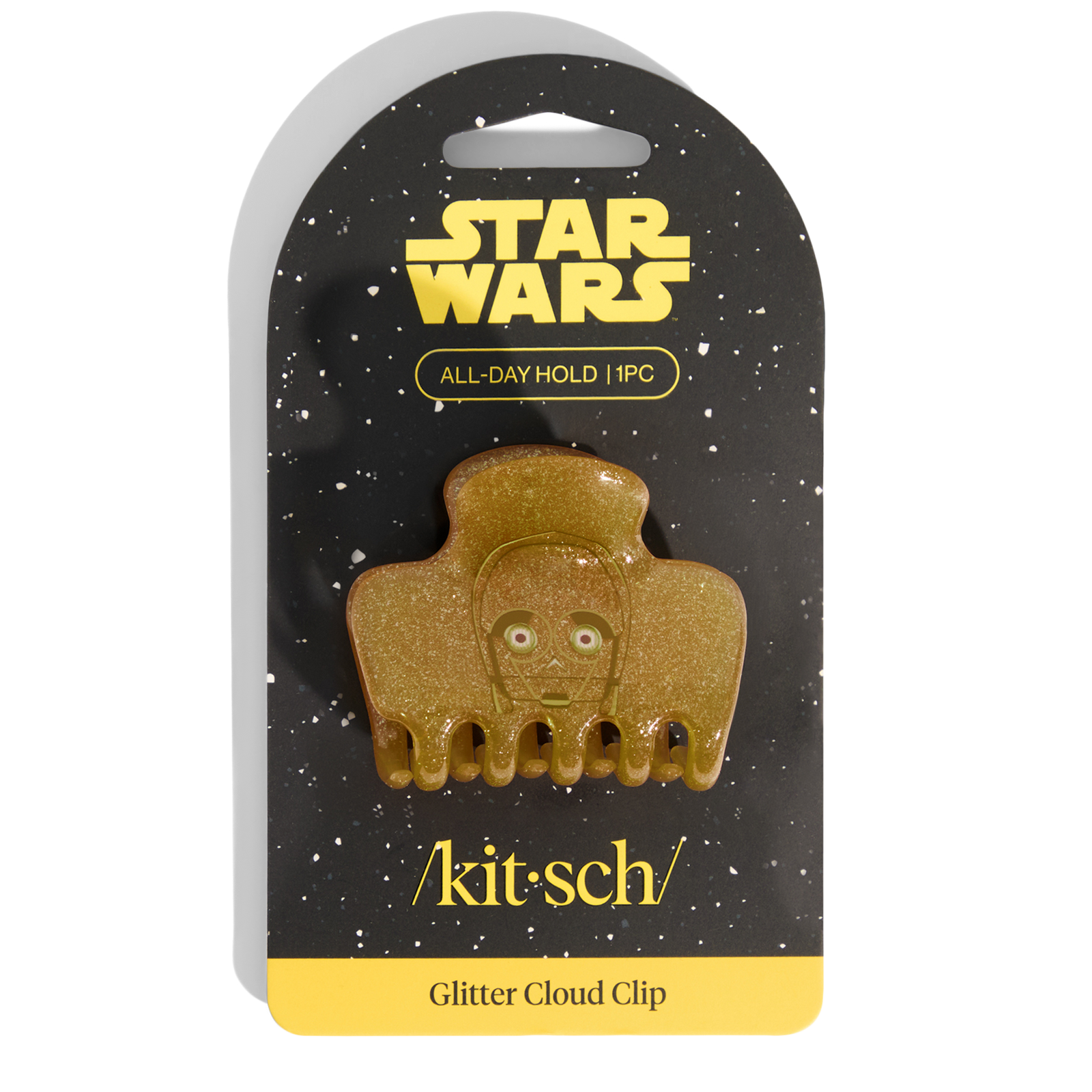 Kitsch x Star Wars Glitter Cloud Clip - C-3PO