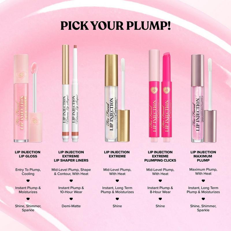 Too Faced - Hit Send Lip Injection Cooling Lip Plumper Gloss
