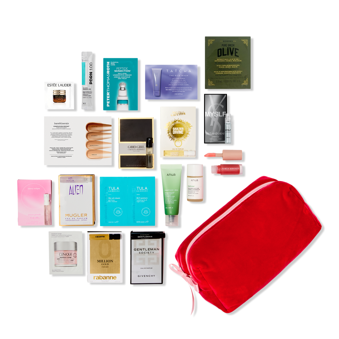 Variety Free 17 Piece Beauty Bag with select $90 shipped purchase #1