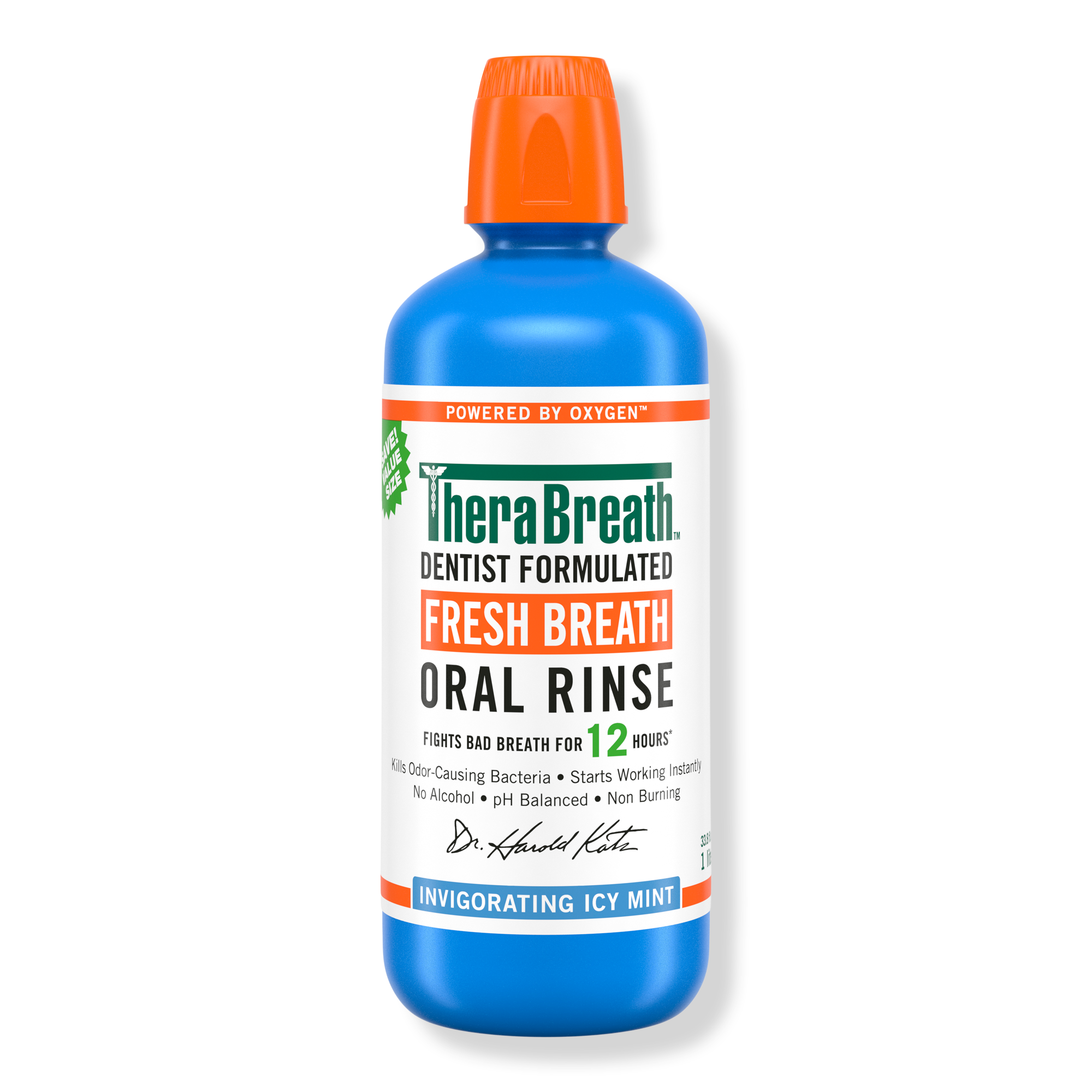 TheraBreath Invigorating Icy Mint Fresh Breath Oral Rinse #1
