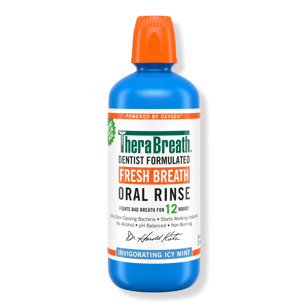 Therabreath Invigorating Icy Mint Fresh Breath Oral Rinse - 33 oz