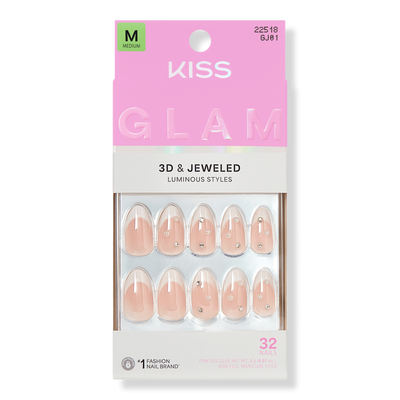 Kiss GLAM Jeweled Press On Nails