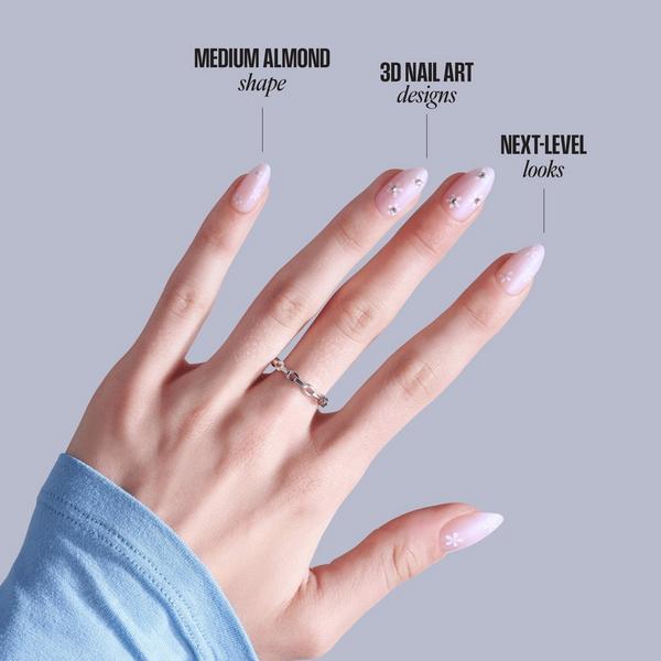 Kiss GLAM Jeweled Press On Nails #4