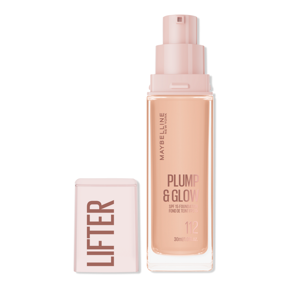 Maybelline Lifter Plump & Glow Foundation Hyaluronic Acid - 112 In Brown
