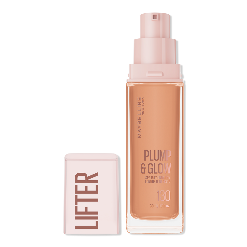 Maybelline Lifter Plump & Glow Foundation Hyaluronic Acid - 130 In Transparent