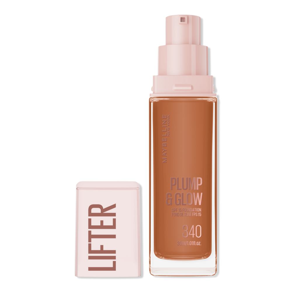 Maybelline Lifter Plump & Glow Foundation Hyaluronic Acid - 340 In Red