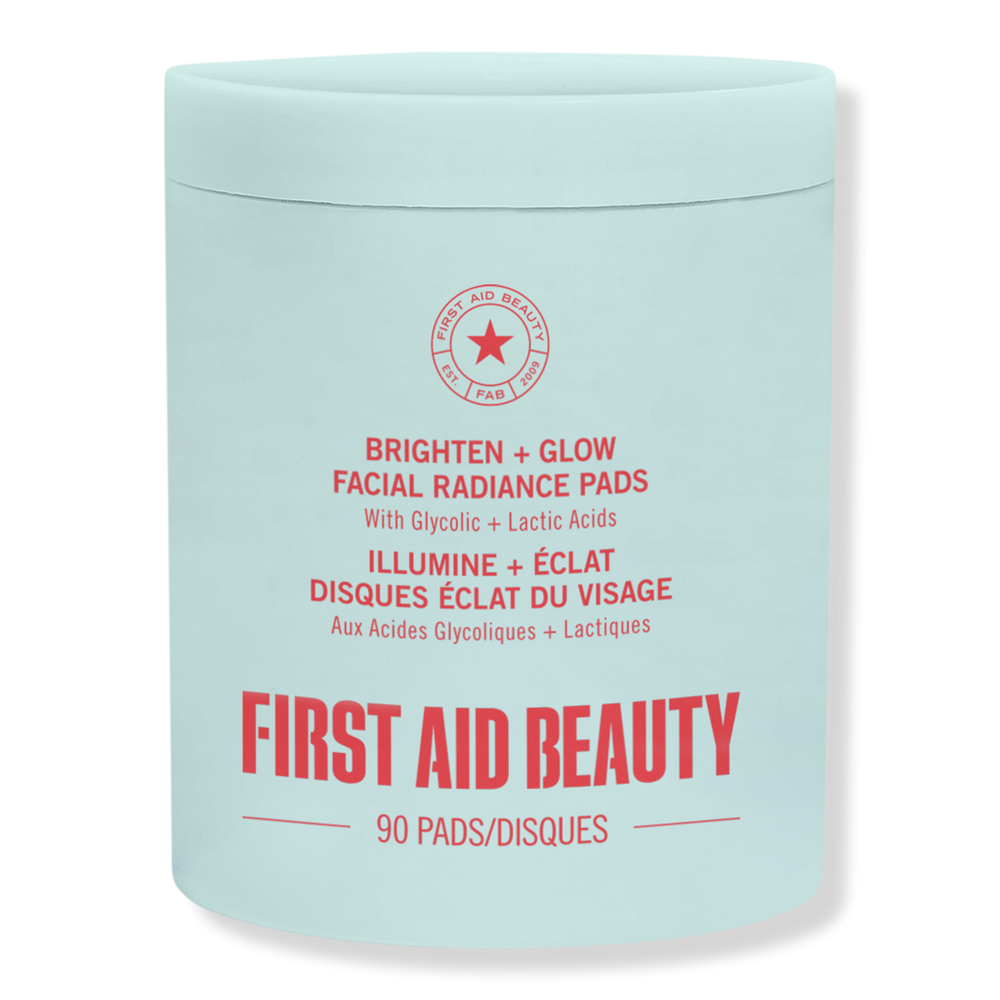 First Aid Beauty Facial Radiance Pads with Glycolic + Lactic Acids - 90 ct