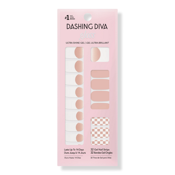 Dashing Diva GLOSS, Gel Nail Polish Strips, Check, Please #1