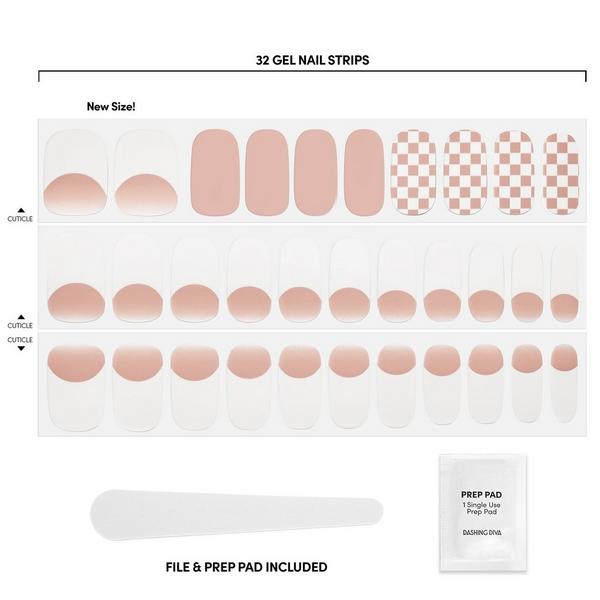 Dashing Diva GLOSS, Gel Nail Polish Strips, Check, Please #2