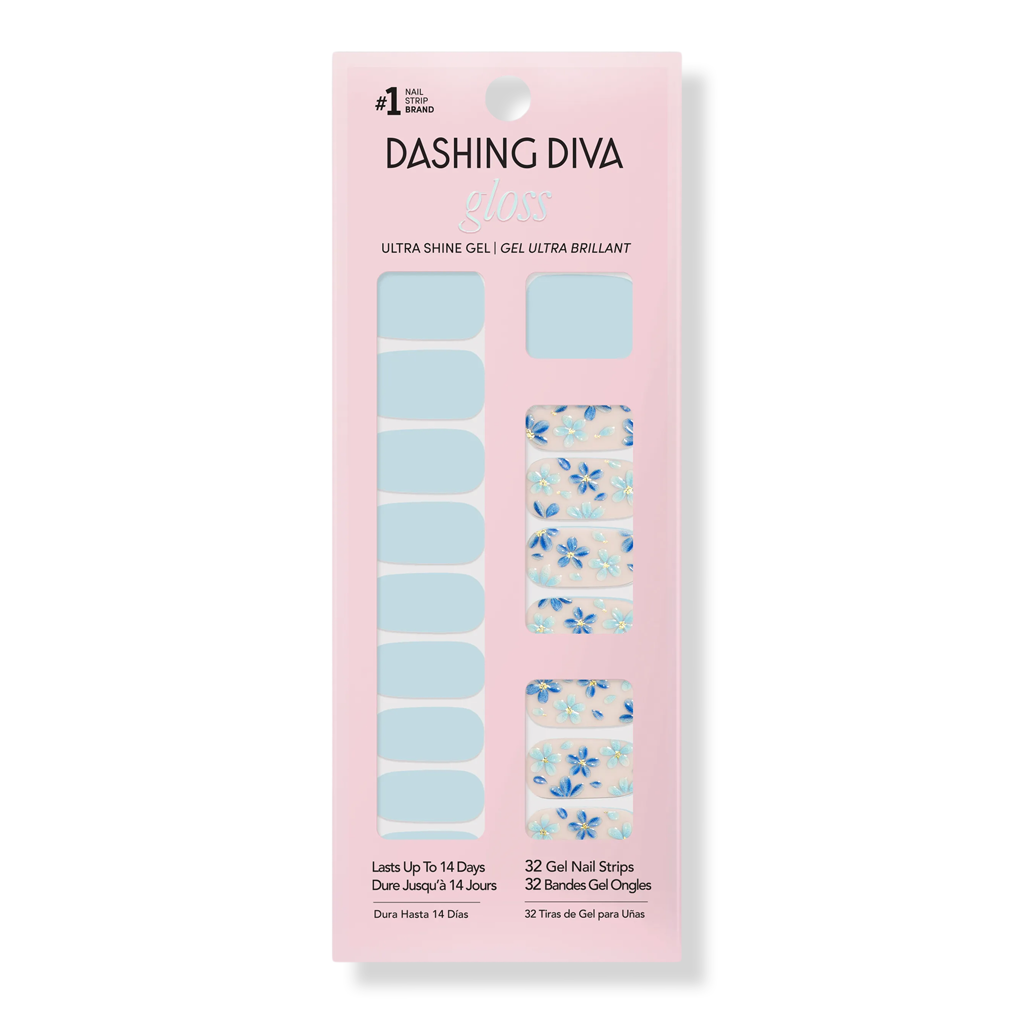 Dashing Diva GLOSS, Gel Nail Polish Strips, June Bloom #1