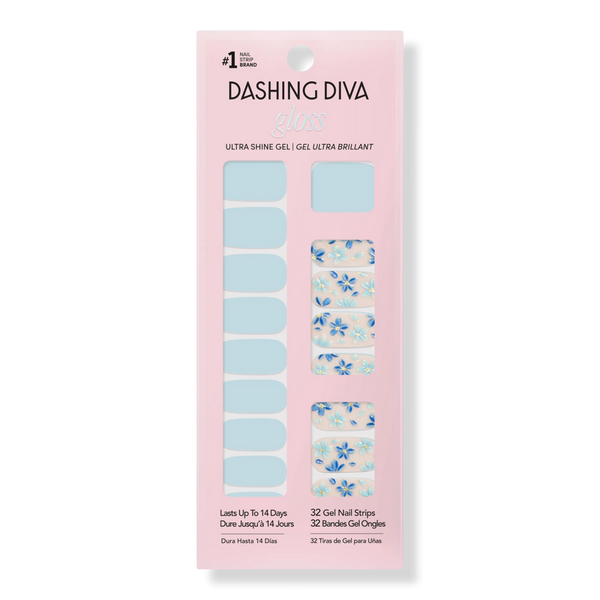 Dashing Diva GLOSS, Gel Nail Polish Strips, June Bloom #1