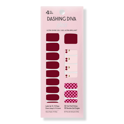 Dashing Diva GLOSS, Gel Nail Polish Strips, Cha Cha Cherry