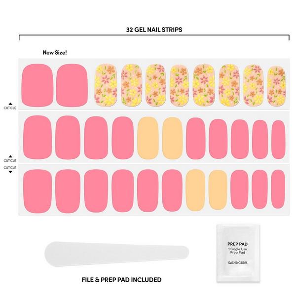 Dashing Diva GLOSS, Gel Nail Polish Strips, Busy Bee #2