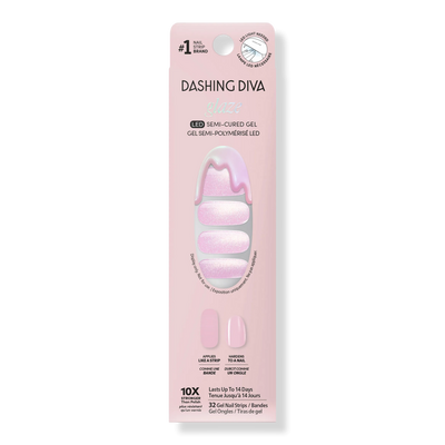 Dashing Diva GLAZE DESIGN, Semi-Cured Gel Nail Polish Stickers