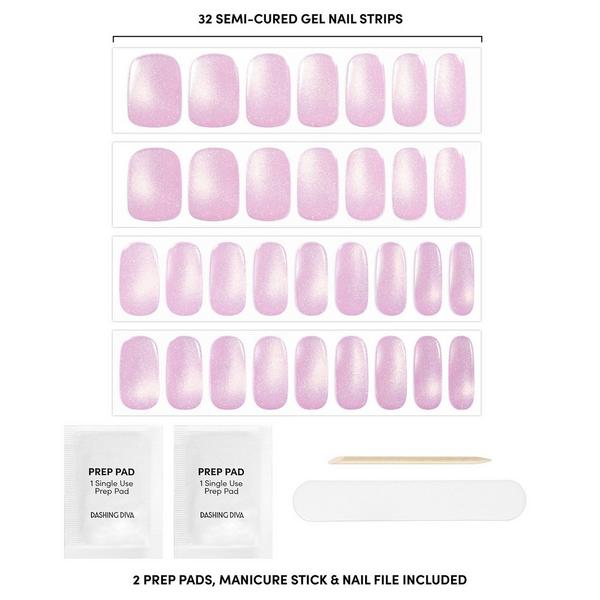 Dashing Diva GLAZE DESIGN, Semi-Cured Gel Nail Polish Stickers #2