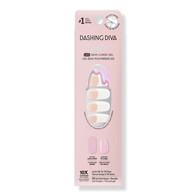 Dashing Diva GLAZE DESIGN, Semi-Cured Gel Nail Polish Stickers
