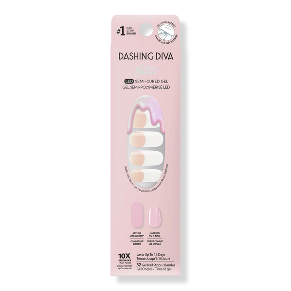 Dashing Diva GLAZE DESIGN, Semi-Cured Gel Nail Polish Stickers #1