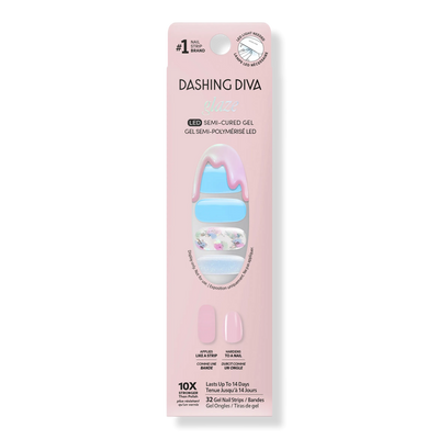 Dashing Diva GLAZE DESIGN, Semi-Cured Gel Nail Polish Stickers