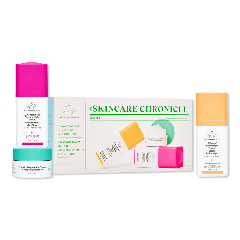 Drunk Elephant The Skincare Chronicles: Brighten & Exfoliate Kit