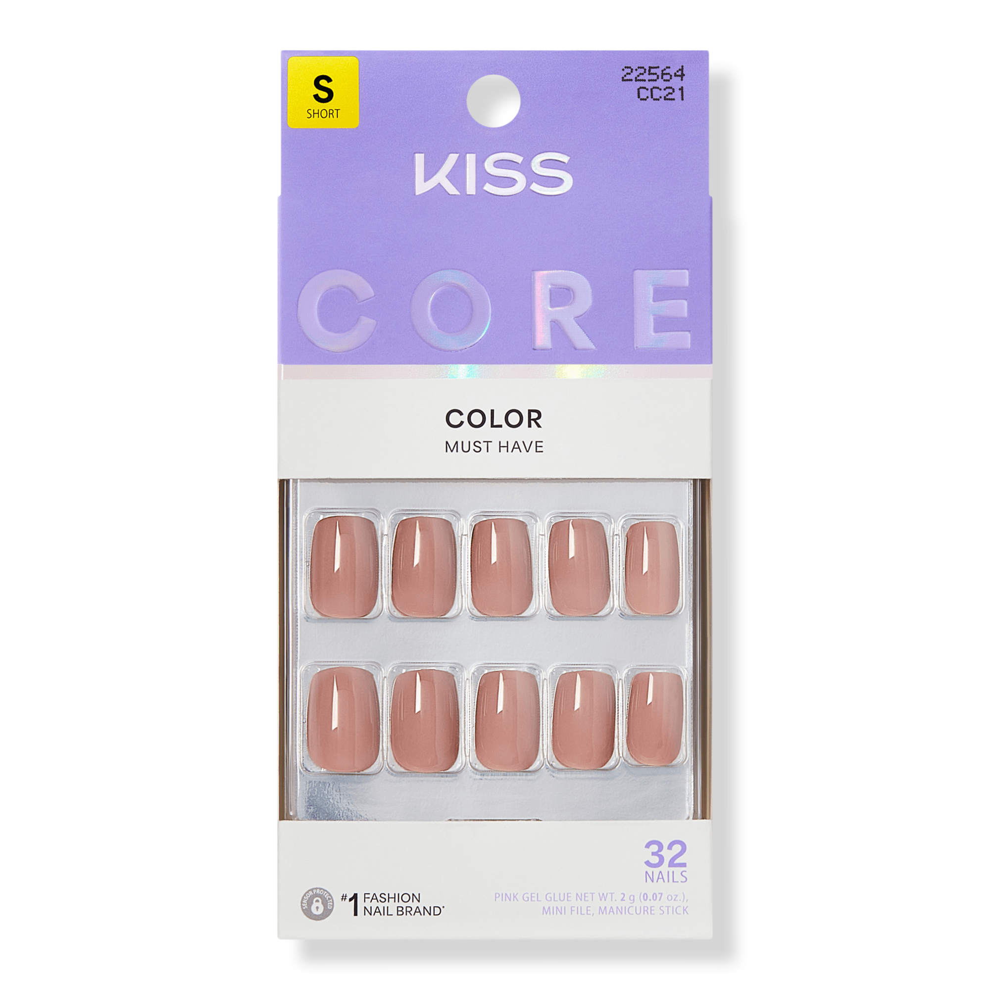 Kiss CORE Color Press On Nails #1
