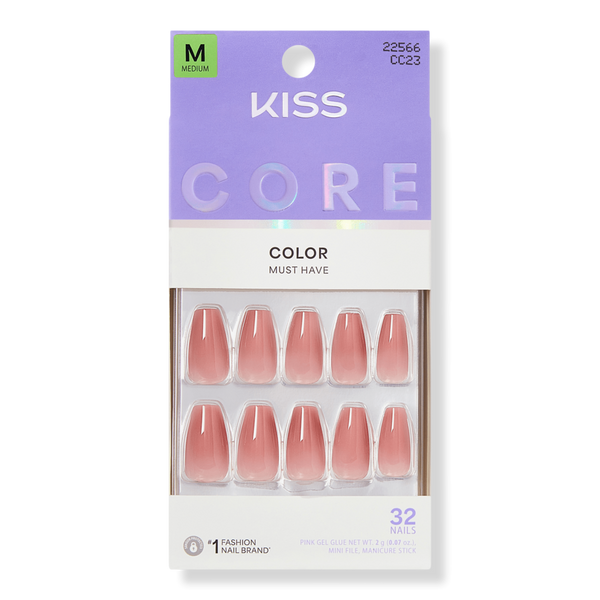 Kiss CORE Color Press On Nails #1