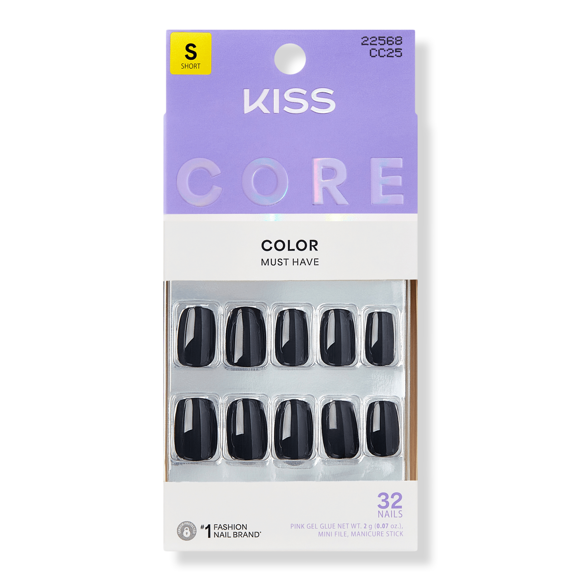 Kiss CORE Color Press On Nails #1