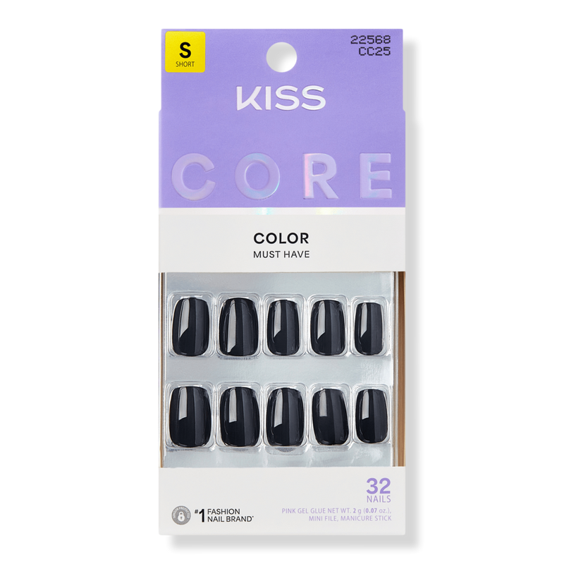 Kiss - Photogenic Core Color Short Squoval Press On Nails | Ulta