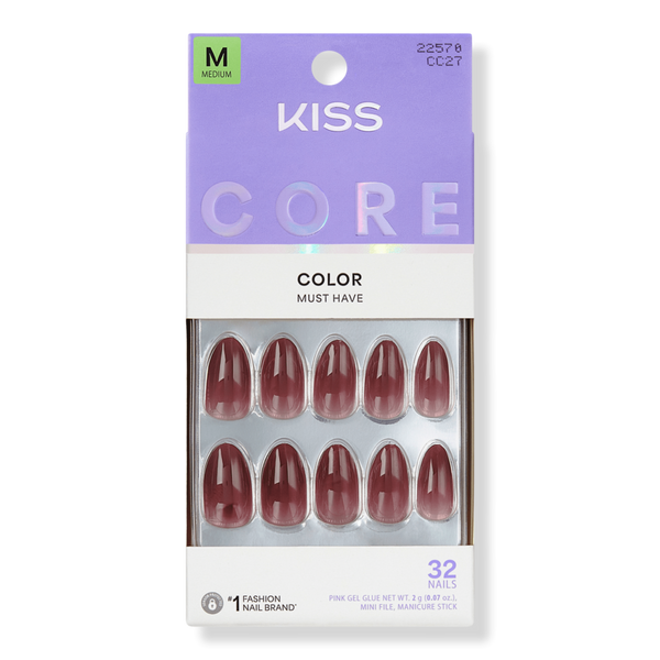 Kiss CORE Color Press On Nails #1