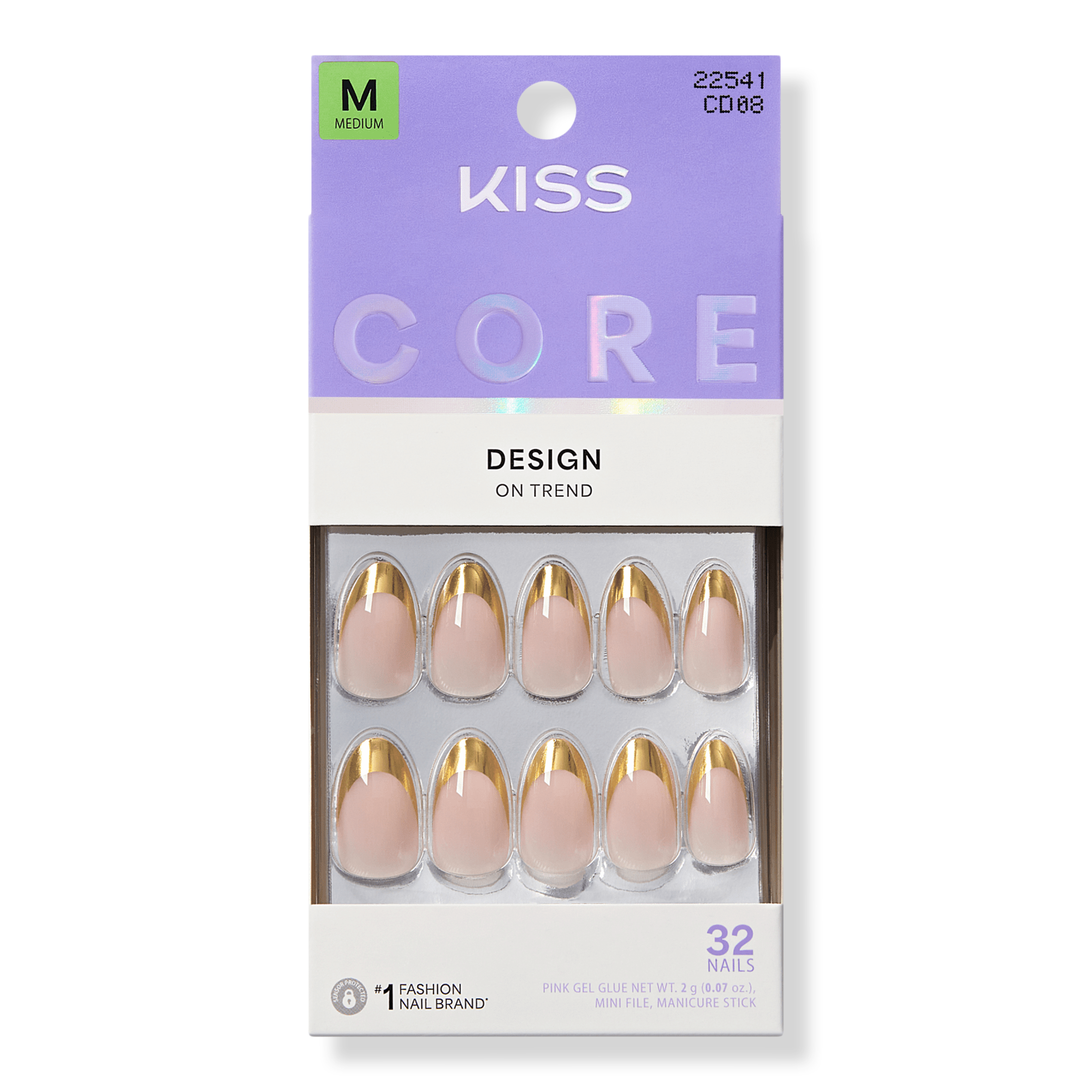 Kiss CORE Design Press On Nails #1