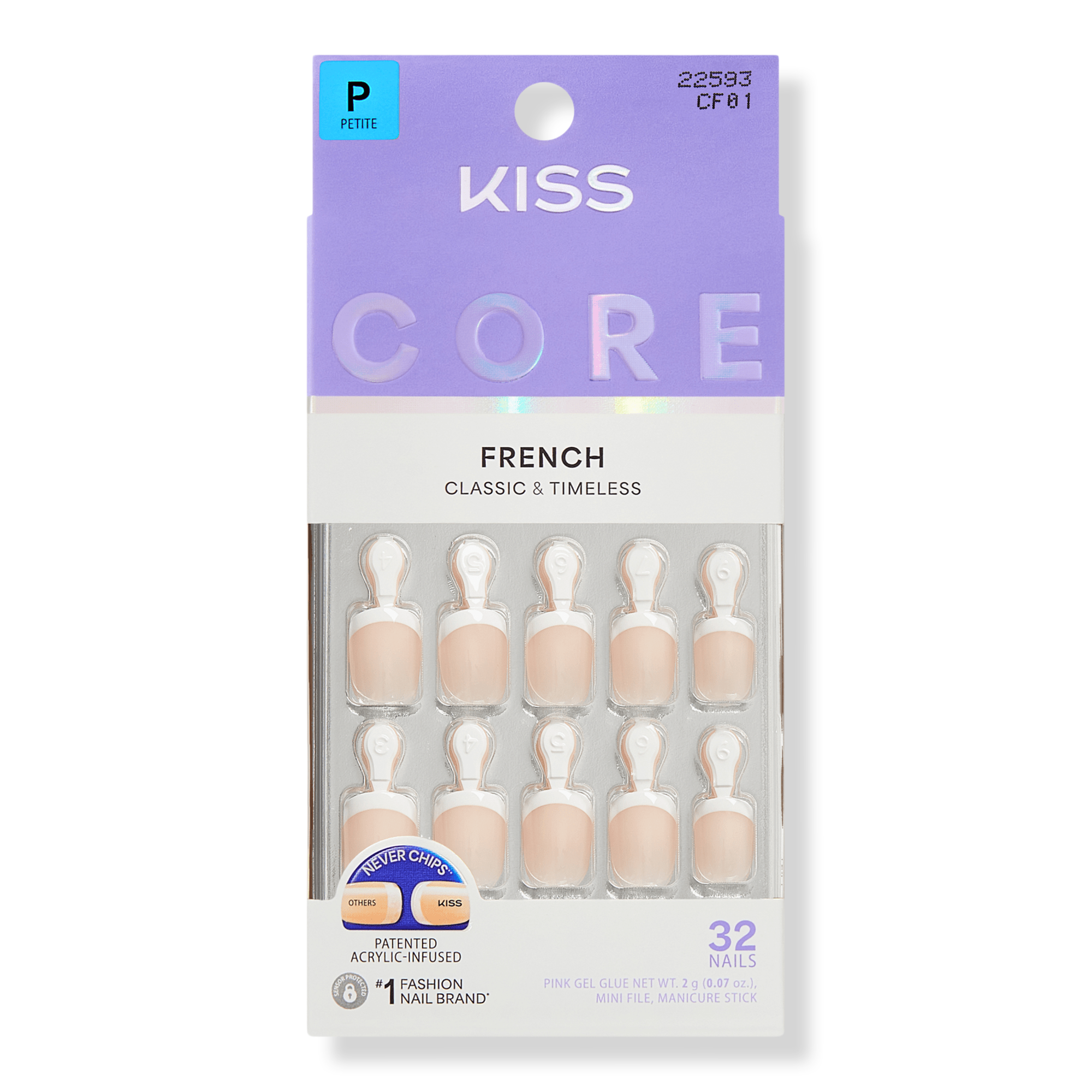 Kiss CORE French Press On Nails #1