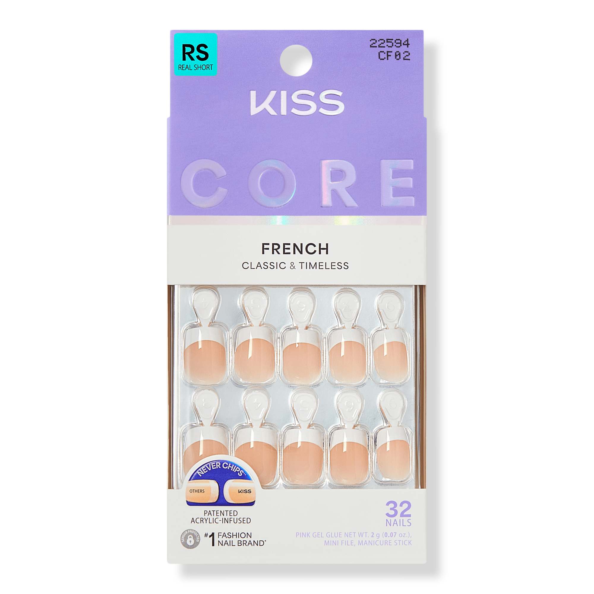 Kiss CORE French Press On Nails #1