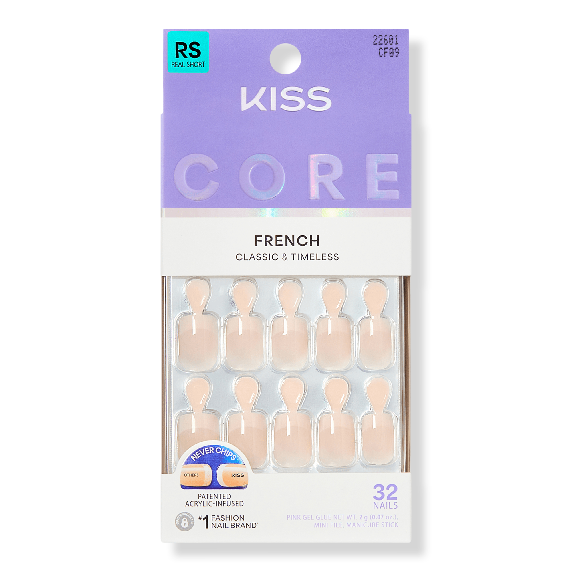 Kiss CORE French Press On Nails #1