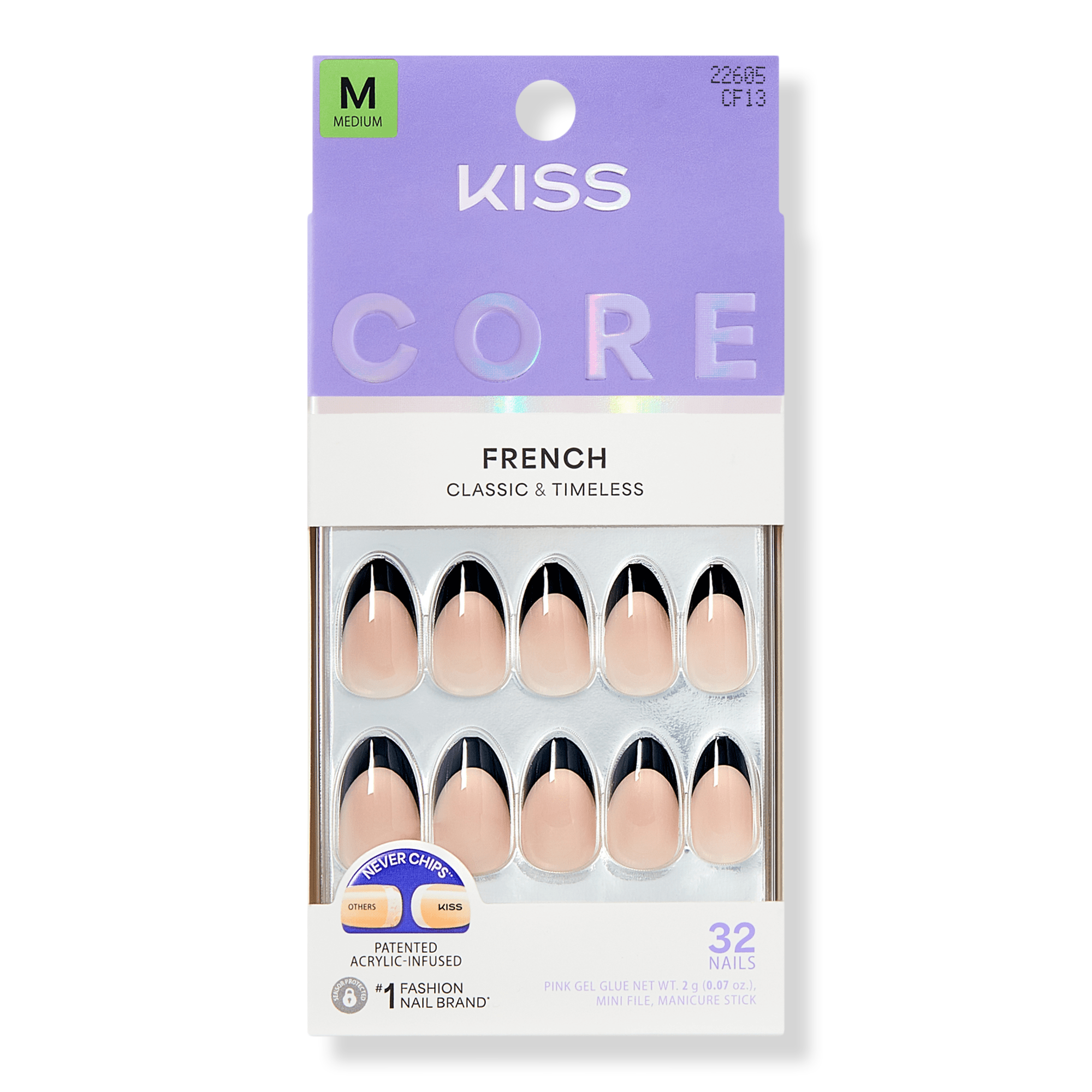Kiss CORE French Press On Nails #1