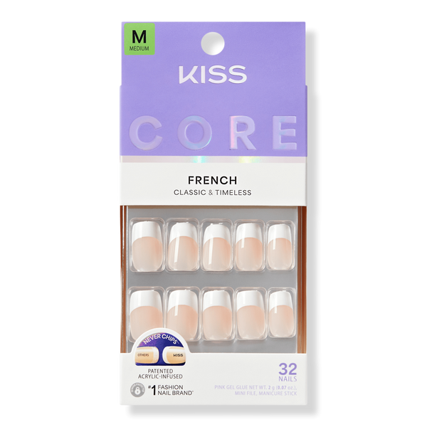 Kiss CORE French Press On Nails #1