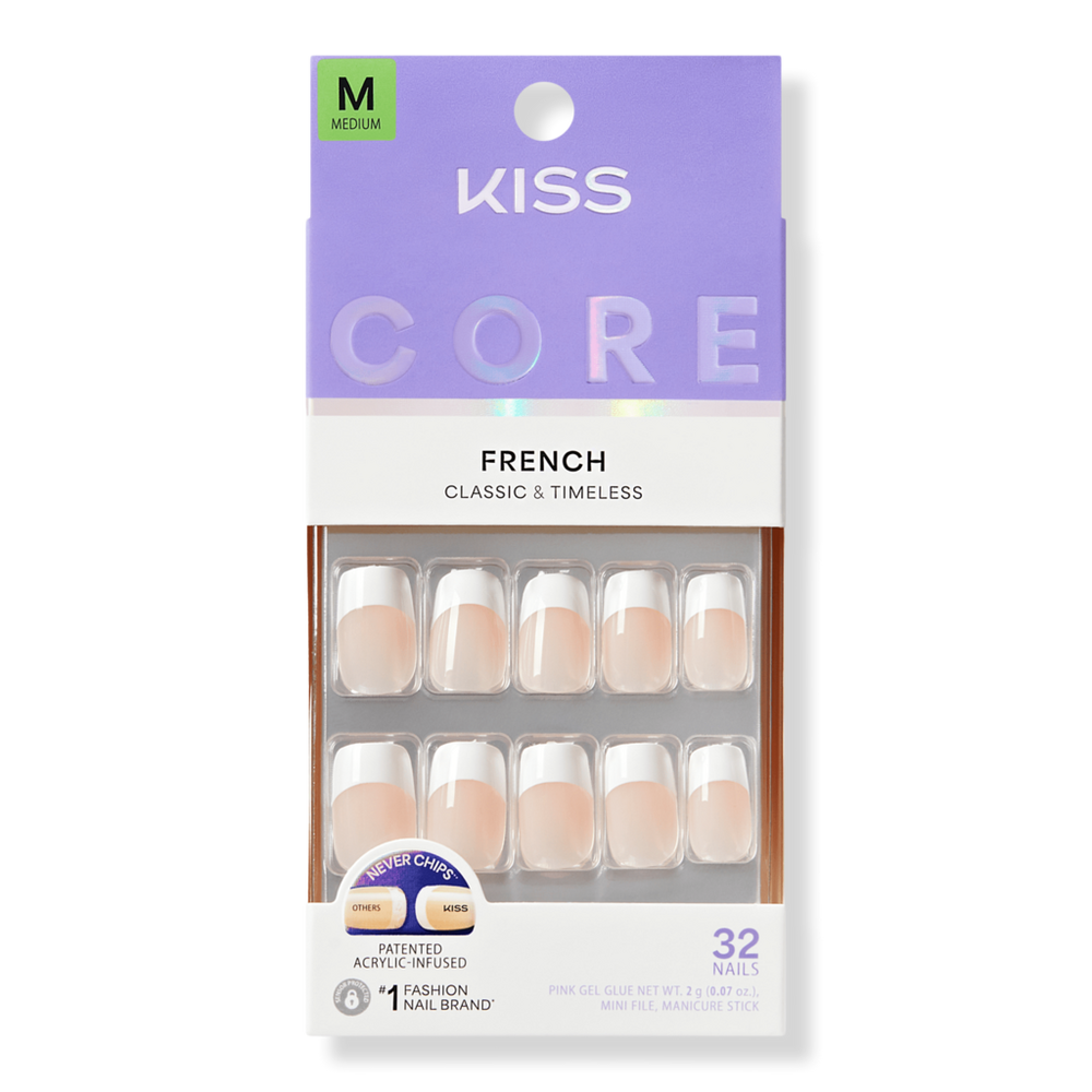 Kiss Core French Press On Nails - Hopeful