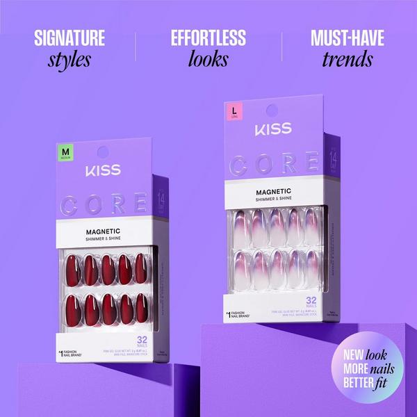 Kiss CORE Magnetic Press On Nails #8