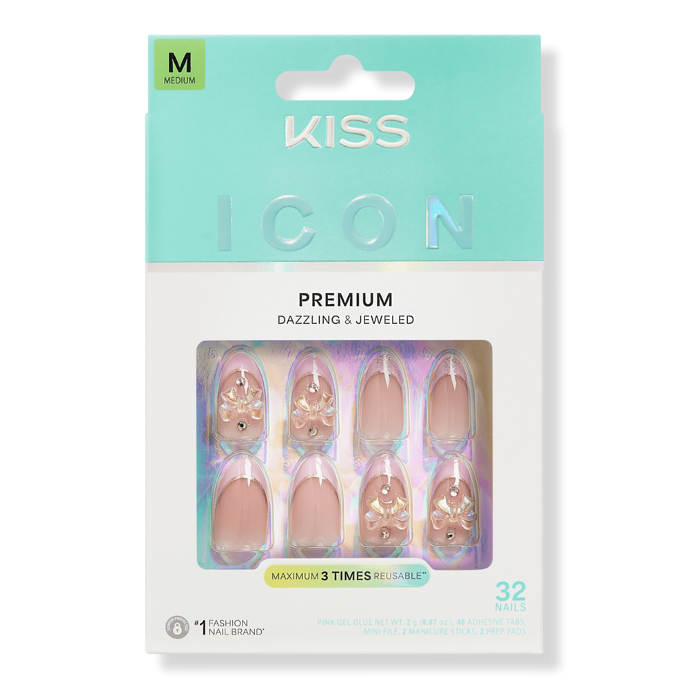 Kiss Icon Premium Press On Nails - Vibrant