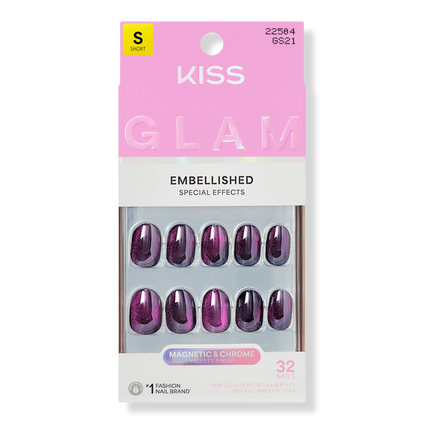 Kiss GLAM Embellished Press On Nails #1