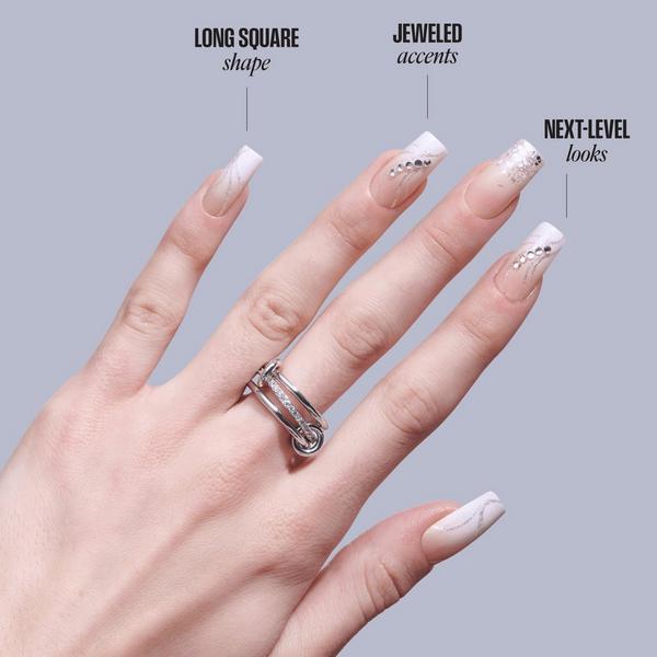 Kiss GLAM Jeweled Press On Nails #4