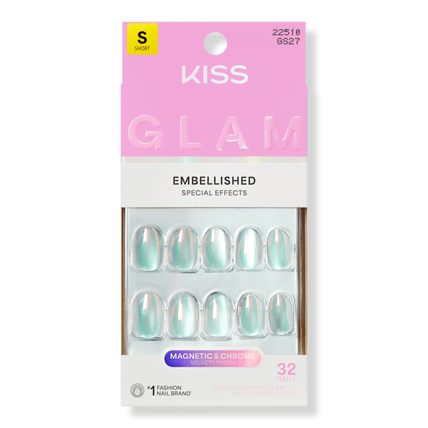 Kiss GLAM Embellished Press On Nails #1