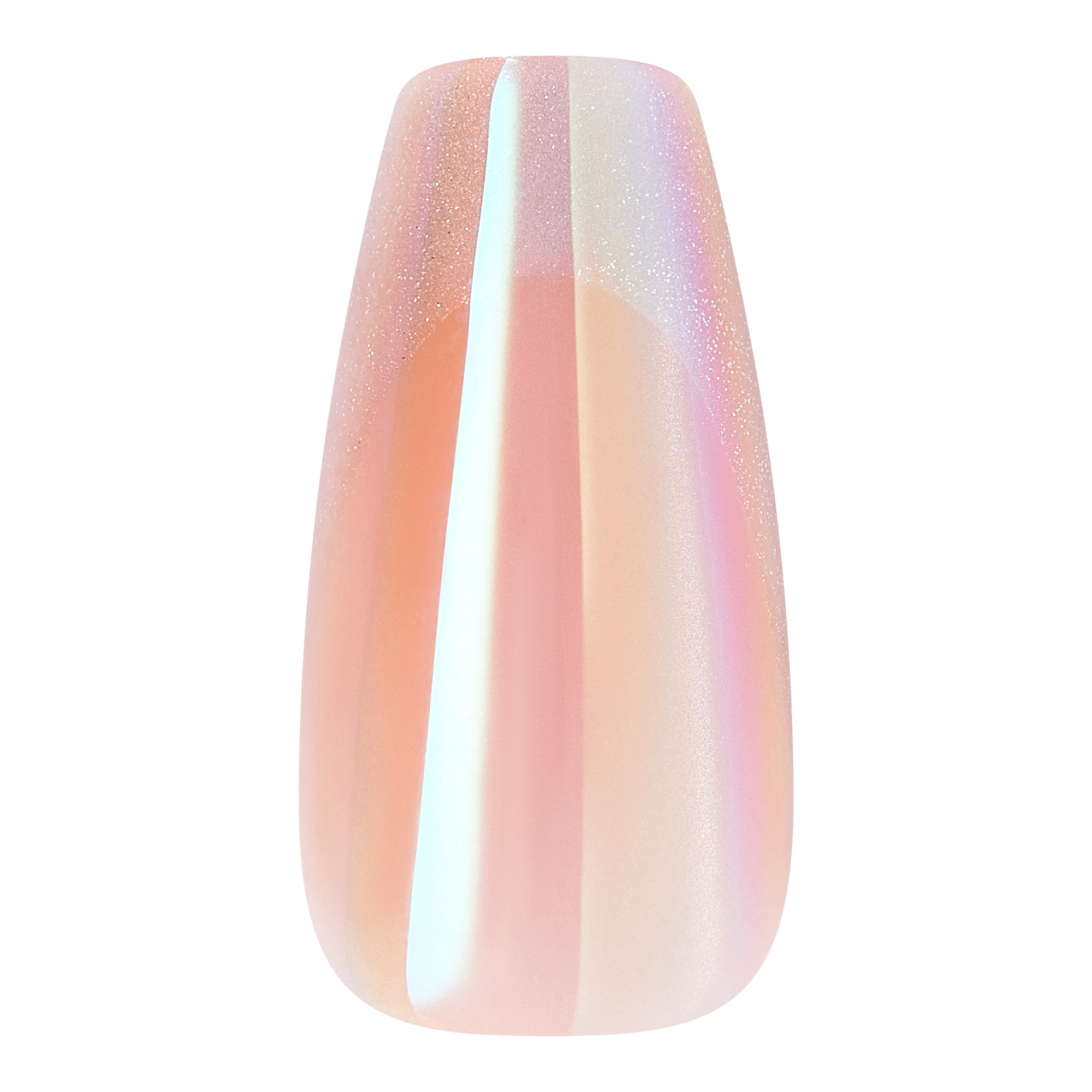 Накладные ногти средней длины формы гроб Kiss Glam Embellished, Dusk Mirage — фото 3